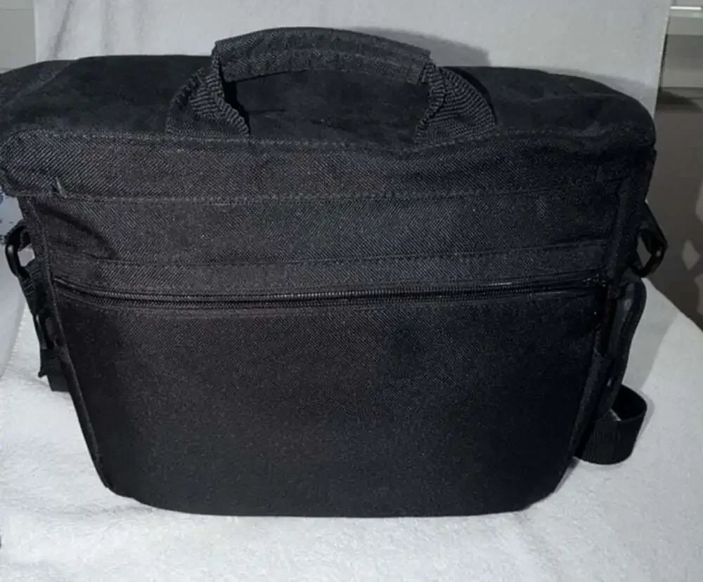 Tamrac Rally Black Canvas Shoulder Messenger Camera Bag